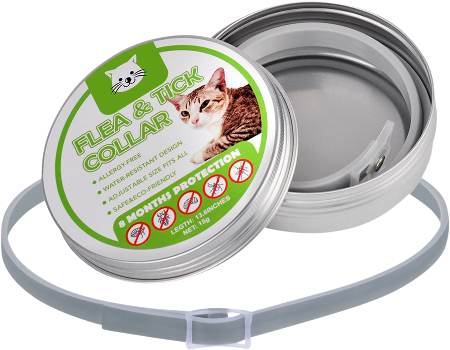 Natürliches Floh- und Zeckenhalsband für Katzen Natürliches Floh- und Zeckenhalsband für Katzen